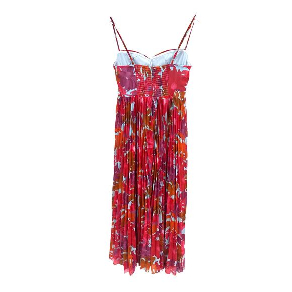 Petal & Pup Women's Achanti Pleated Maxi Dress - Pink Azalea Size M - Picture 7 of 11